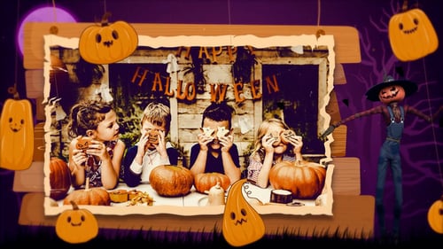 Frohe Halloween-Diashow