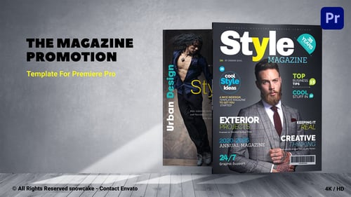 The Magazine Promotion For Premiere Pro