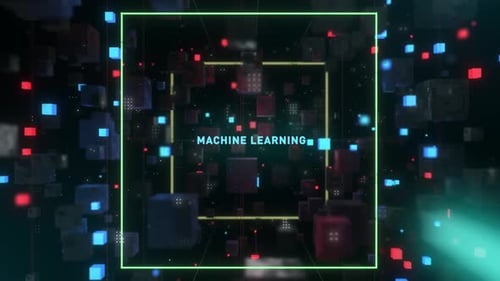 Futuristic Abstract Tunnel Machine Learning