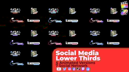 Social Media Lower Thirds v2