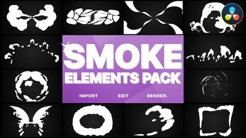 Smoke Elements Pack | DaVinci Resolve