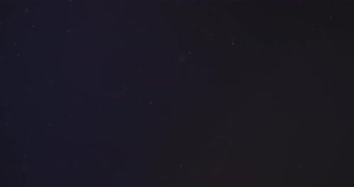 Abstract Dust Particles on Blue Background