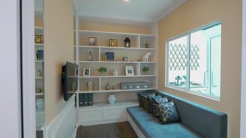 Compact and Functional Home Living Area Decoration