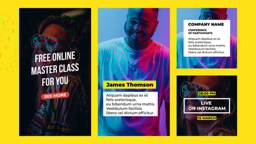 Dynamic Animated Titles for Social Media Stories