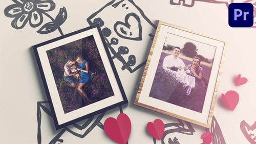 Presentación de diapositivas Love Story - Painting Mogrt