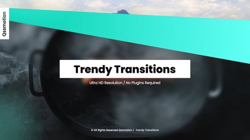 Dynamic Geometric Transition Pack for Video Projects