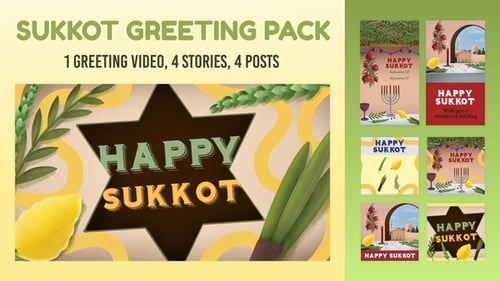 Sukkot Greeting Pack