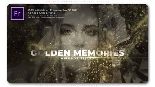 Golden Awards Cinematic Opener with Sparkling Particles
