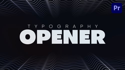 Dynamic Typography Modern Promo Title Animation