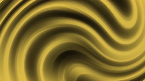 Dynamic Abstract Yellow Swirls Motion Background