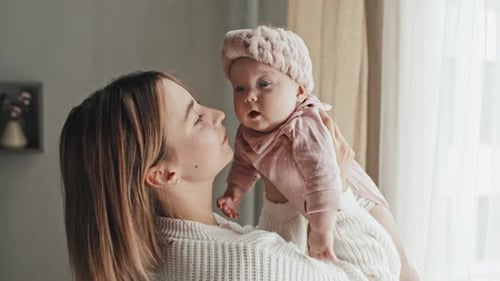 Mother and Cute Baby