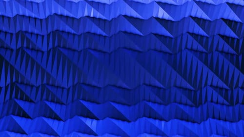 3D blue waves
