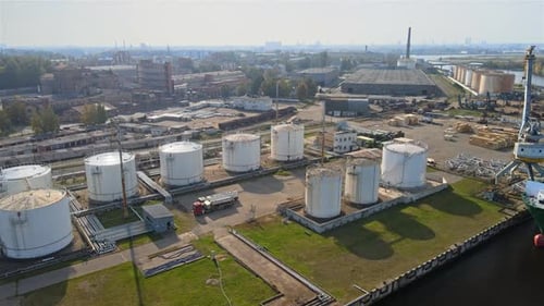 Industriegebiet des Hafens