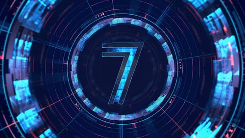 Revelação do logotipo de contagem regressiva