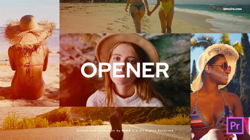 Dynamic Photo Video Opener with Modern Typography and Fast Transitions