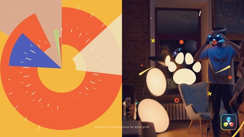 Flat Logo Opener For DaVinci Resolve