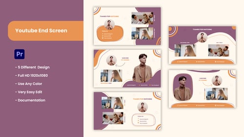 Youtube End Screen Essential Graphics