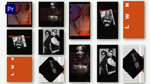 Halloween Sale Instagram Promo Mogrt 133