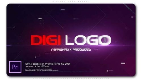 Dynamic Technology Grid Logo Reveal with Futuristic Effects