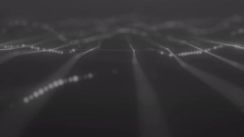 Abstrakte Wellenform, Linien und Licht
