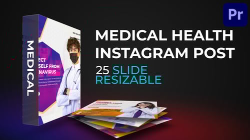 Modern Health Advisory Social Media Kit with Dynamic Graphics