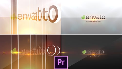 Einfaches glänzendes Slider-Logo - Premiere Pro