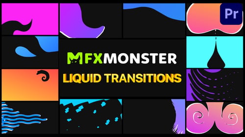 Transiciones líquidas | Premiere Pro MOGRT