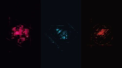 Pixelated Logo Reveal Mogrt