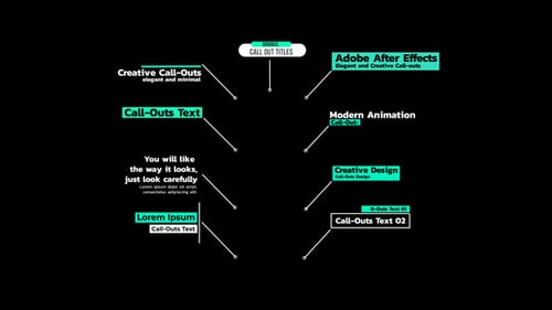 Minimal Call-Out Titles for Video Annotation
