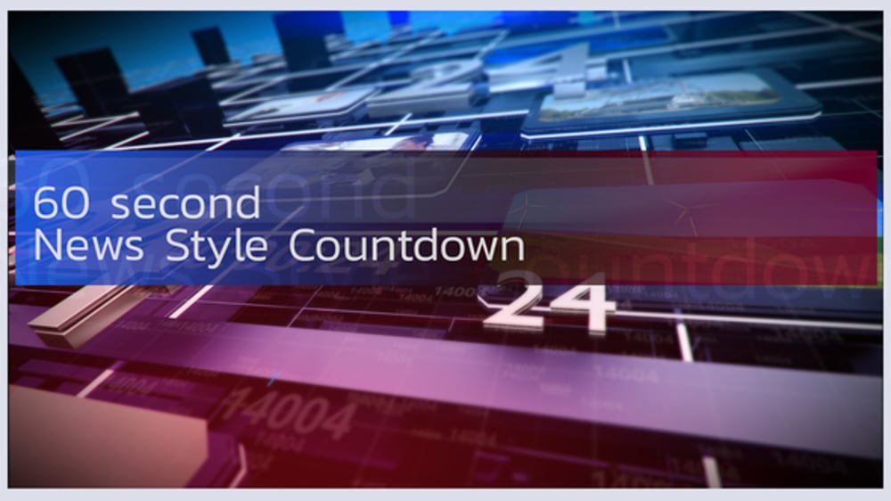 News Style Countdown Timer, Broadcast Packages ft. 3d & countdown - Envato