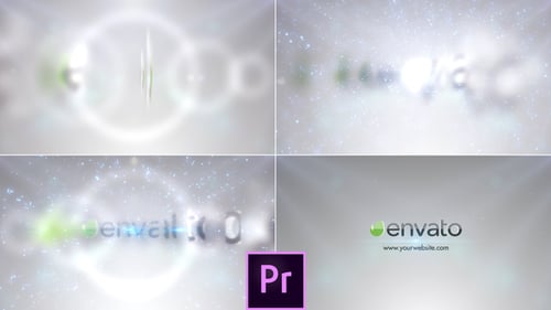 Elegant Light Particle Logo Reveal Opener