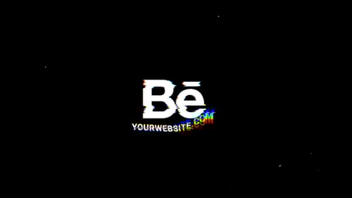Digital Glitch Logo Animation Opener