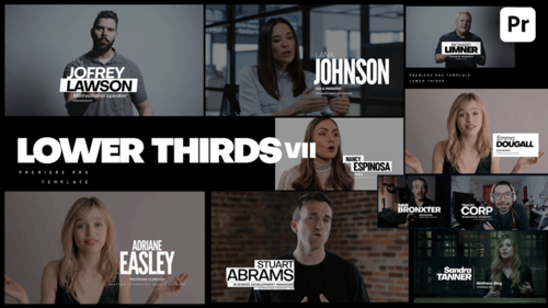 Lower Thirds VII