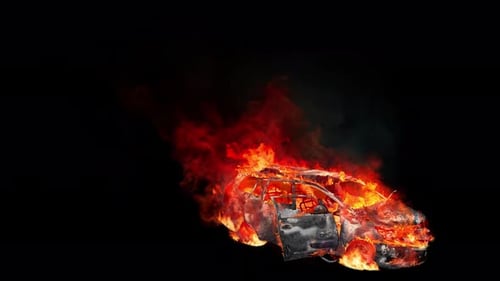Incendio automotriz
