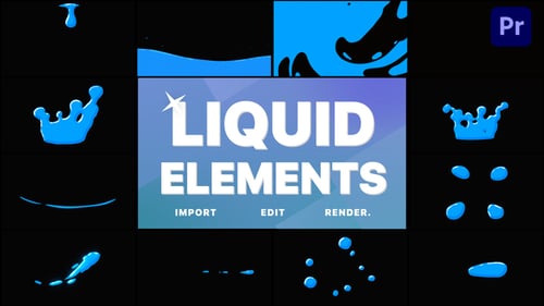 Elementos líquidos | Premiere Pro MOGRT