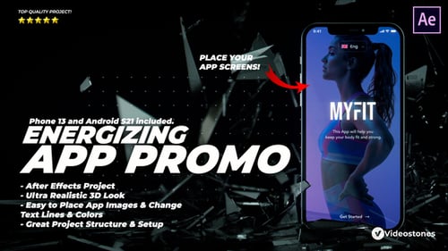Energizing App Promo - Dynamic & Stylish Mobile App Demonstration Video