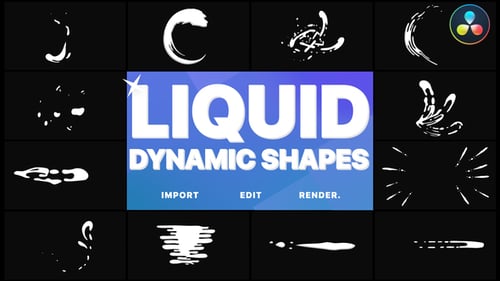Dynamic Liquid Shapes | DaVinci Resolve