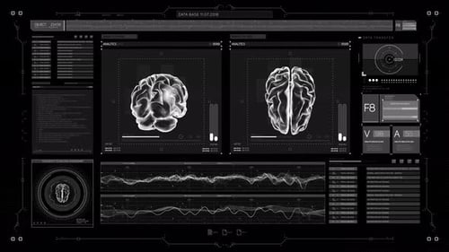 Futuristisches Ui Hud Head Up Display Medizinischer Bildschirm