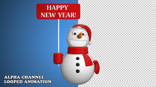 Snowman New Year