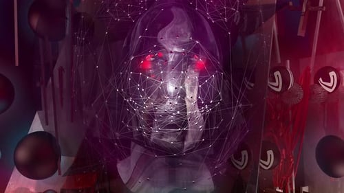 Nahtloses Filmmaterial von VJ Pulsating Face