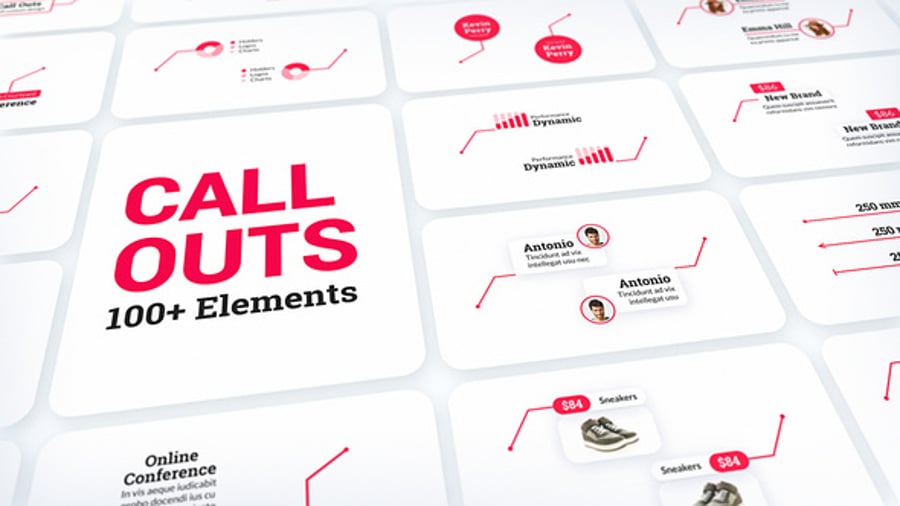 Call-Out Titles Pack, Elements ft. call out & call out text - Envato