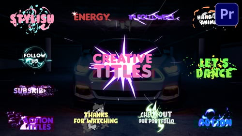 Creative Titles | Premiere Pro MOGRT