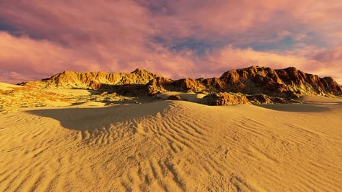 Panorama de la cordillera y el desierto