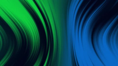 abstract background blue green Liquid animation