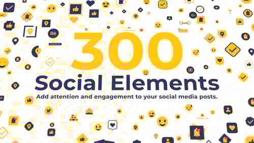 300 Social Elements | Premiere Pro
