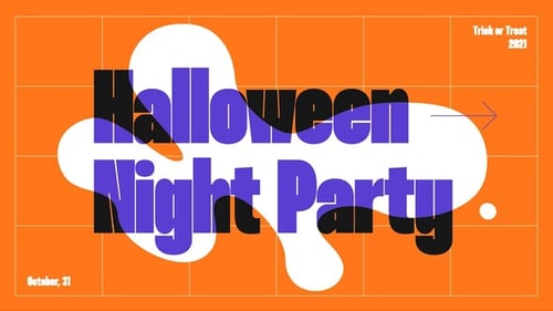 Promoción de fiesta de Halloween