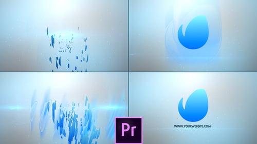 Stylish Glossy Logo - Premiere Pro