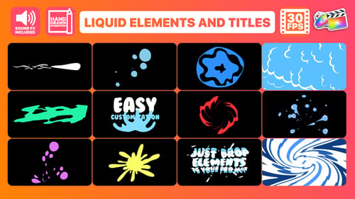 Elementos líquidos y títulos | FCPX