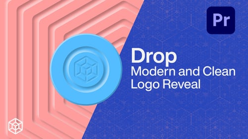 Modern Geometric Logo Reveal with Expanding Shapes and Depth