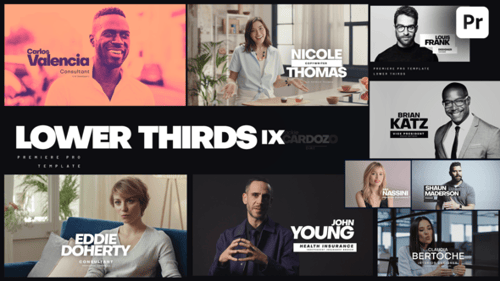 Sleek Professional Lower Thirds for Modern Video Content